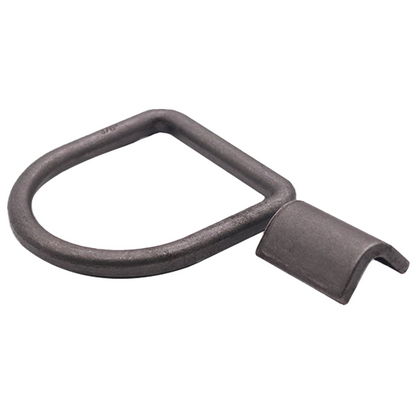Heavy Duty 3/8" Weld-On Forged Lashing D-Ring with Mounting Bracket, 9,000lbs Breaking Strength