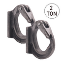 Heavy-Duty 2-Ton Weld-On Forged Anchor Hooks with Safety Latch - G80 Construction-10
