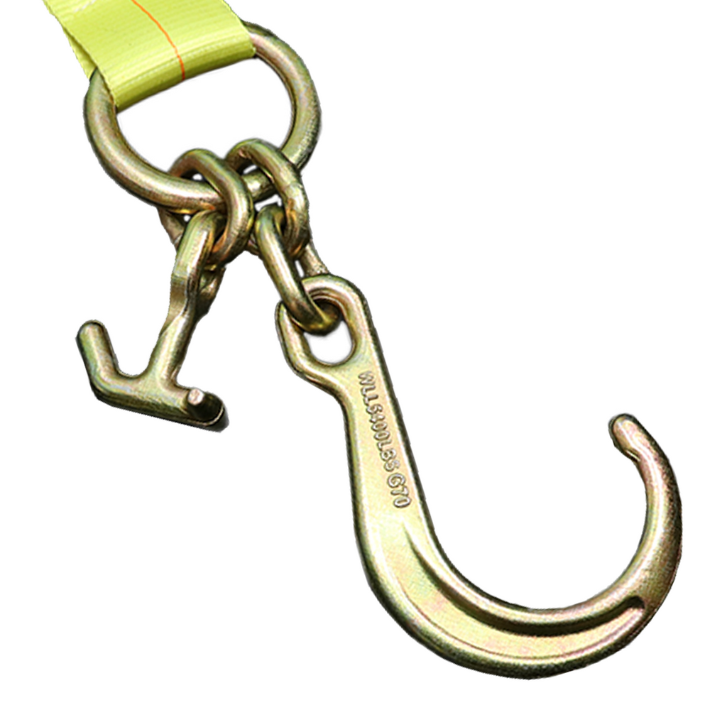 Dual Duty Tow Hook Cluster: 5400lb Capacity, J & T Hooks