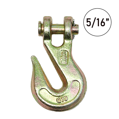 Heavy-Duty Forged Clevis Grab Hooks (1/4" - 1/2") - Up to 51,000 lbs Breaking Strength