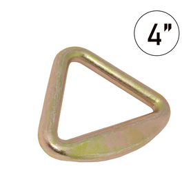 Heavy Duty 4 Inch Forged Delta Ring - 20,000 lbs Load Capacity