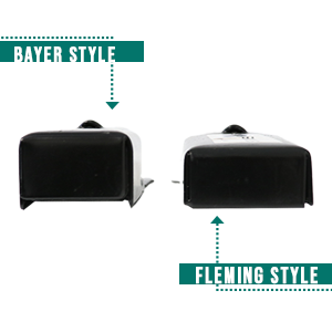 Fleming-Style 12" Square Metal Truck Stakes