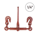 Heavy Duty 1/4" Ratchet Chain Binder, 2,600-lb, Fits 1/4" and 5/16" Grade 70 Chains-1