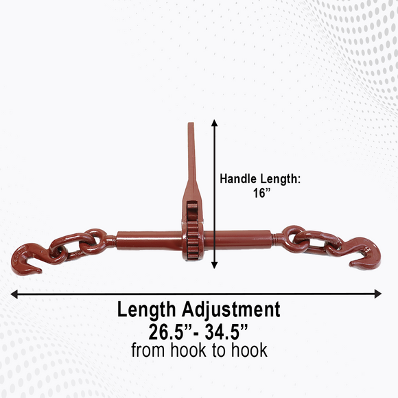 3/8" x 20' Grade 70 Transport Chain and Binder Kit