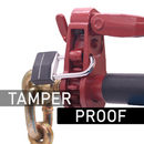 Foldable Ratcheting Load Binder for 5/16" - 3/8" Chain with Ergonomic Handle & 3-Way Directional Mechanism-3