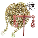 1/2" x 20' Grade 70 Transport Chain and Binder Kit-1