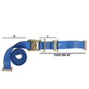 Boxer SecurePro Max 2" x 20' Ratchet E Track Straps with Triple E-Fittings – 3X Anchor Points for Ultimate Load Stability - 4400 lbs.-3