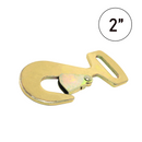 2" Slim Profile Safety Snap Hook - 10,000 lbs Breaking Strength-1