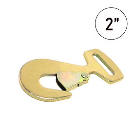 2" Slim Profile Safety Snap Hook - 10,000 lbs Breaking Strength