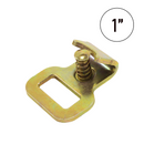 1" Flat Spring-Action Snap Hook - 3,300 lbs Breaking Strength-1