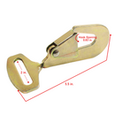 2" Twisted Snap Hook: 5,000 lb. Pro-Grade Tie-Down Security in Yellow Chrome-3