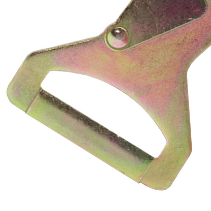 Heavy-Duty 3" Flat Snap Hook with Safety Latch - 15,000 lbs Breaking Strength
