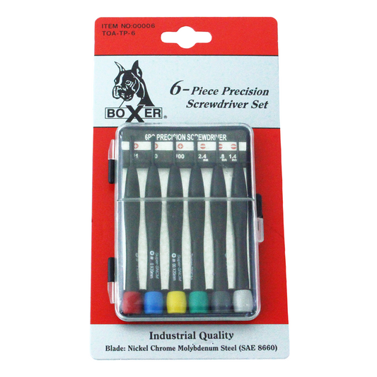 Boxer Signature Series: 6-Piece Tamper Proof Precision Screwdrivers