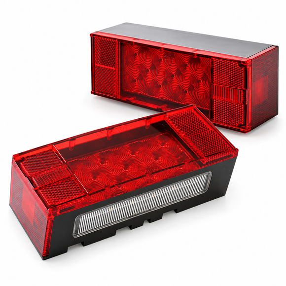 12V LED Low Profile Trailer Tail Light Kit – Driver & Passenger Side