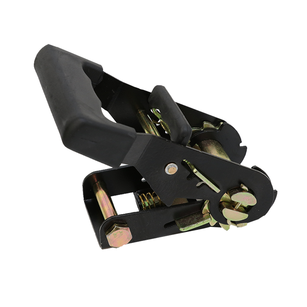 Pro 1.5" Ratchet Buckle: 4400 lbs Heavy-Duty Load with Rubber Handle Grip
