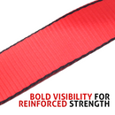 Heavy Duty Pro Lasso Strap with Black D Rings - Towing, Recovery, Tie-Down-5