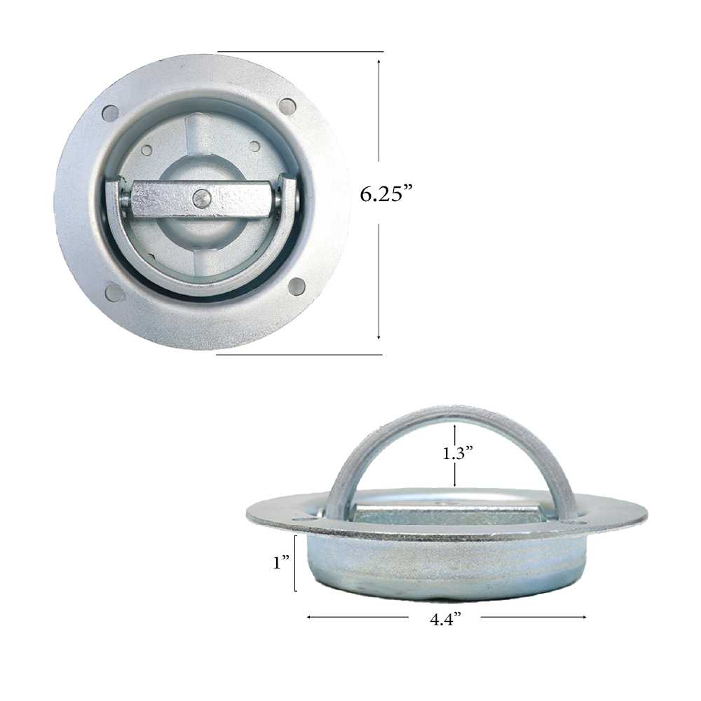 360-Degree Bolt-On Recessed Trailer Mount