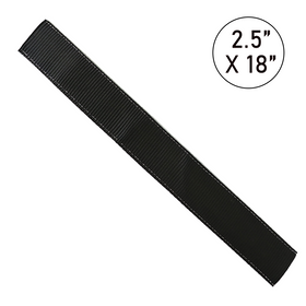 2.5" x 18" Black Cordura Polyester Protective Sleeve