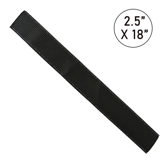 2.5" x 18" Black Cordura Polyester Protective Sleeve