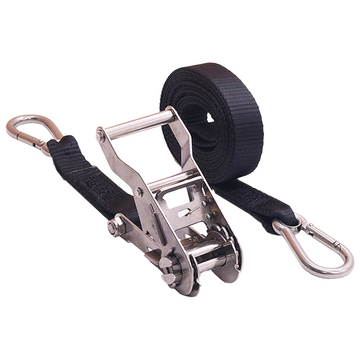 Stainless Steel 1" Carabiner Snap Hooks - 750 lbs. Breaking Strength - 0