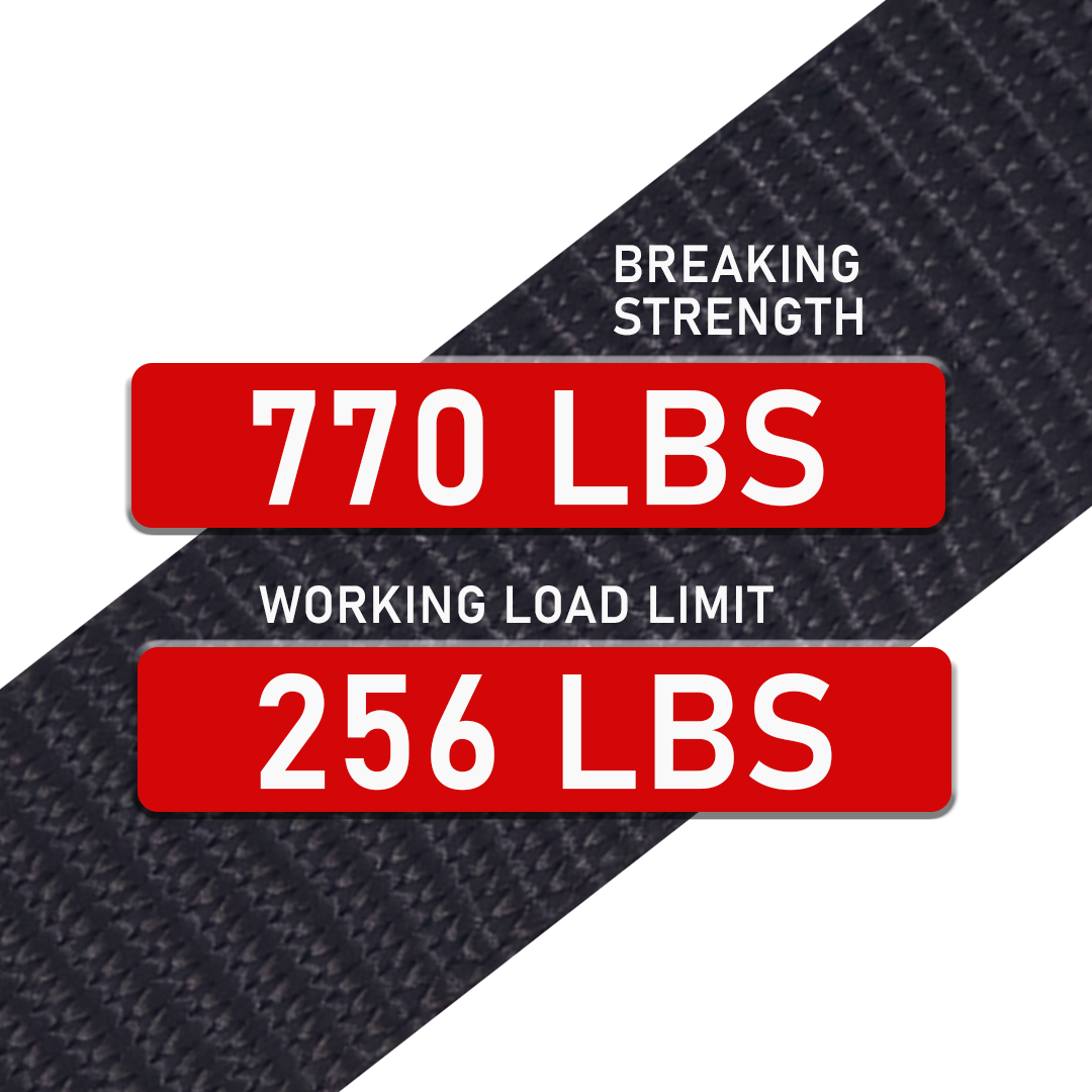 1" x 10' Stainless Steel Ratchet Strap with S-Hooks, 770 lbs. Breaking Strength