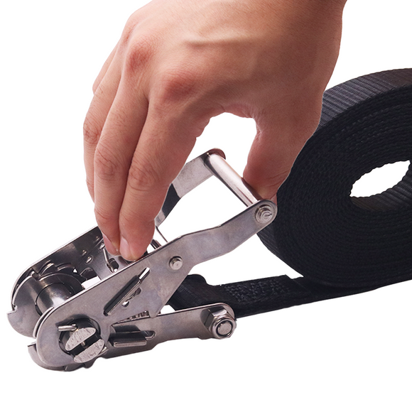 1" x 20' Endless Stainless Steel Ratchet Strap - 3,300 lbs. Breaking Strength
