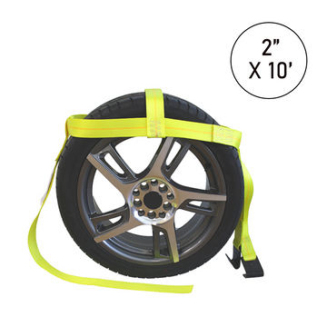 Boxer SecureHaul 2" x 10' Wheel Basket Tire Holder: 5,000 lbs. Breaking Strength