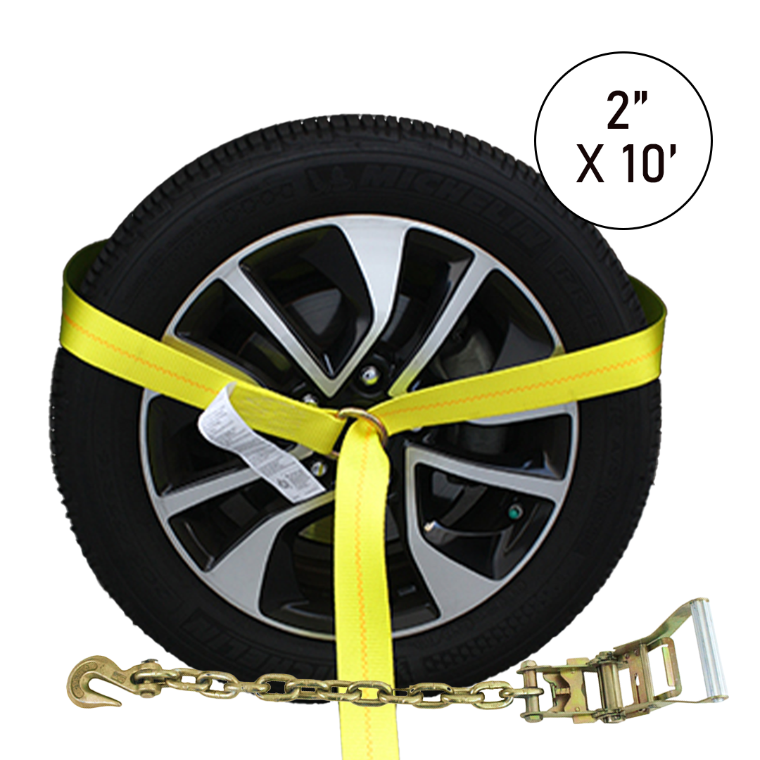 Boxer LassoGuard 2" x 10' Side Tire Holder with 5/16" Chain Hook Extension