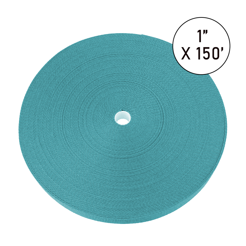 Boxer Pro 1" x 2,000lb Shock-Absorbing Nylon Webbing Roll (300ft, Multi-Color) | Kayak Tie-Downs, Cargo Straps & More!