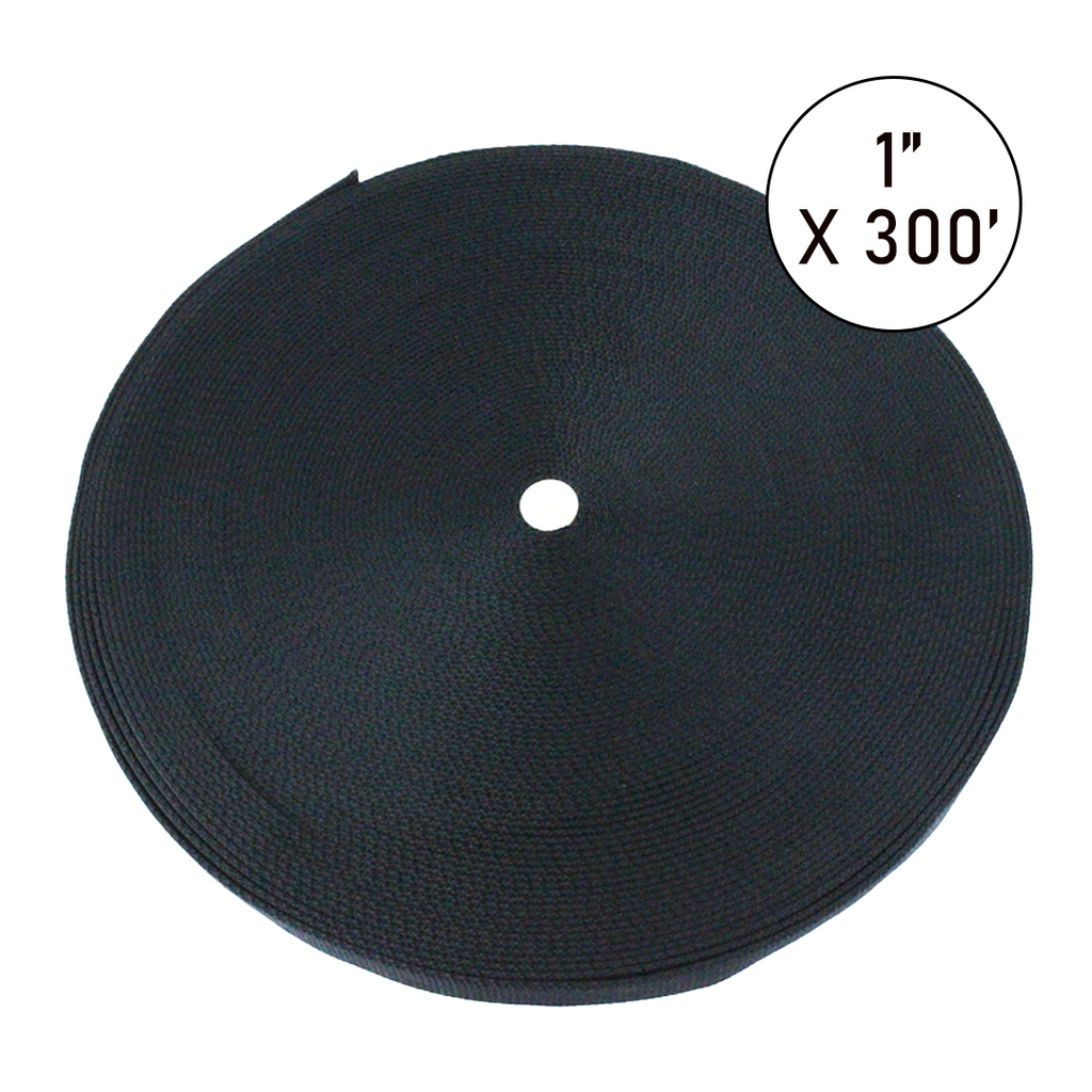 Boxer PolyPro 1" x 300' Heavy-Duty Polyester Tie Down Webbing Roll - 2,500 lbs Breaking Strength
