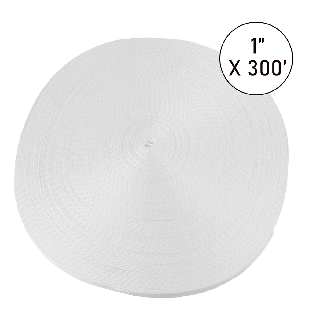 Boxer PolyPro 1" x 300' Heavy-Duty Polyester Tie Down Webbing Roll - 2,500 lbs Breaking Strength