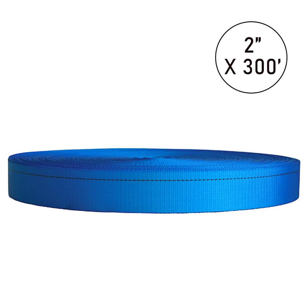 Boxer PolyPro 2" x 7,000lb Break Strength Polyester Webbing Roll (300ft)