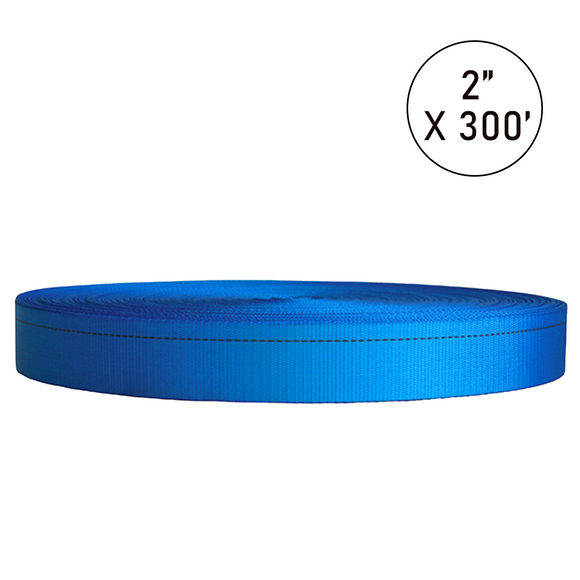Boxer PolyPro 2" x 7,000lb Break Strength Polyester Webbing Roll (300ft)