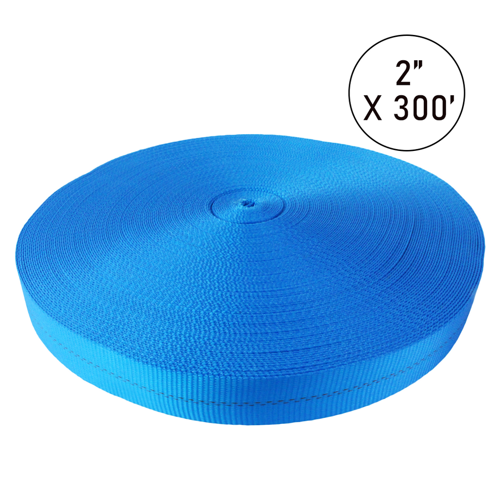 Boxer PolyPro 2" x 12,000 lb Break Strength Polyester Webbing Roll (300 ft)