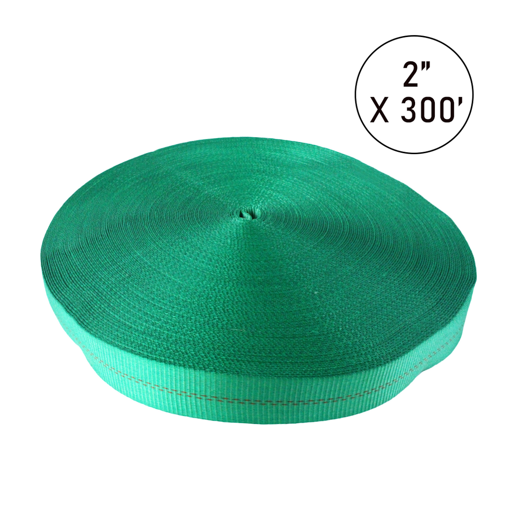 Boxer PolyPro 2" x 12,000 lb Break Strength Polyester Webbing Roll (300 ft)