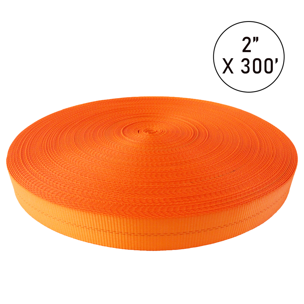 Boxer PolyPro 2" x 12,000 lb Break Strength Polyester Webbing Roll (300 ft)