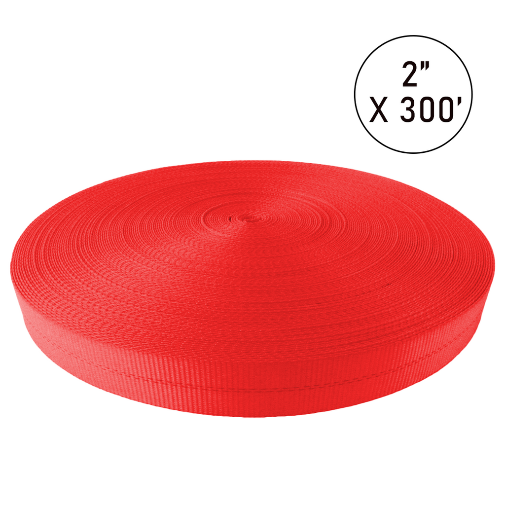 Boxer PolyPro 2" x 12,000 lb Break Strength Polyester Webbing Roll (300 ft)