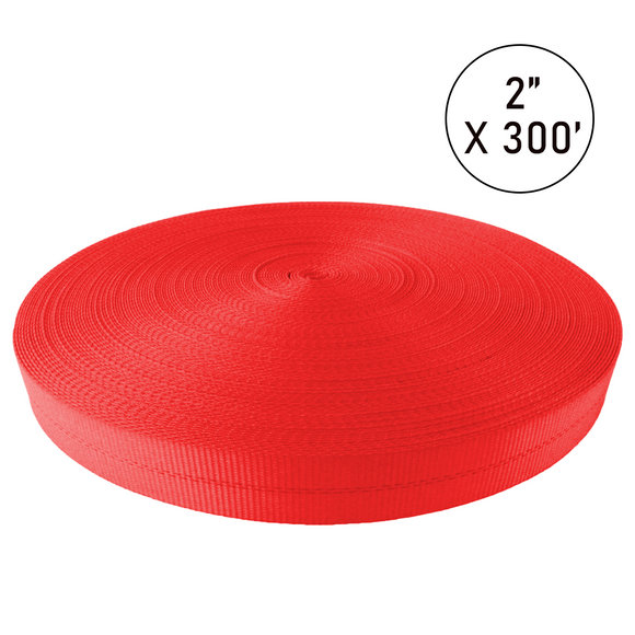 Boxer PolyPro 2" x 12,000 lb Break Strength Polyester Webbing Roll (300 ft)