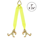 Boxer Precision V-Flex Heavy-Duty 3" x 24' with Forged Cluster RTJ Hooks-1