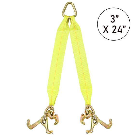 Boxer Precision V-Flex Heavy-Duty 3" x 24' with Forged Cluster RTJ Hooks