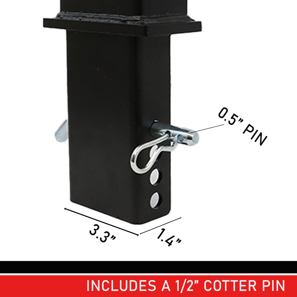 BoxerTool 2x4 Truck Stake Square Sleeve: Elevate Your Hauling with Premium 2x4 Wooden Stakes Enhancement