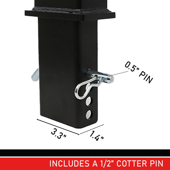 BoxerTool 2x4 Truck Stake Square Sleeve 2 Pack: Elevate Your Hauling with Premium 2x4 Wooden Stakes Enhancement