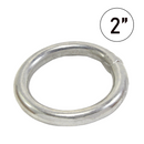 Heavy Duty 2" Round Ring Tie Down Hook - 5500 lbs Breaking Strength, Versatile Securement for Cargo-1