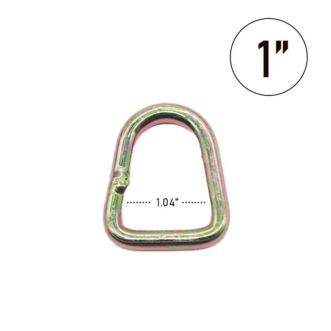 1" Heavy Duty Welded D-Ring - 5500 lbs Breaking Strength