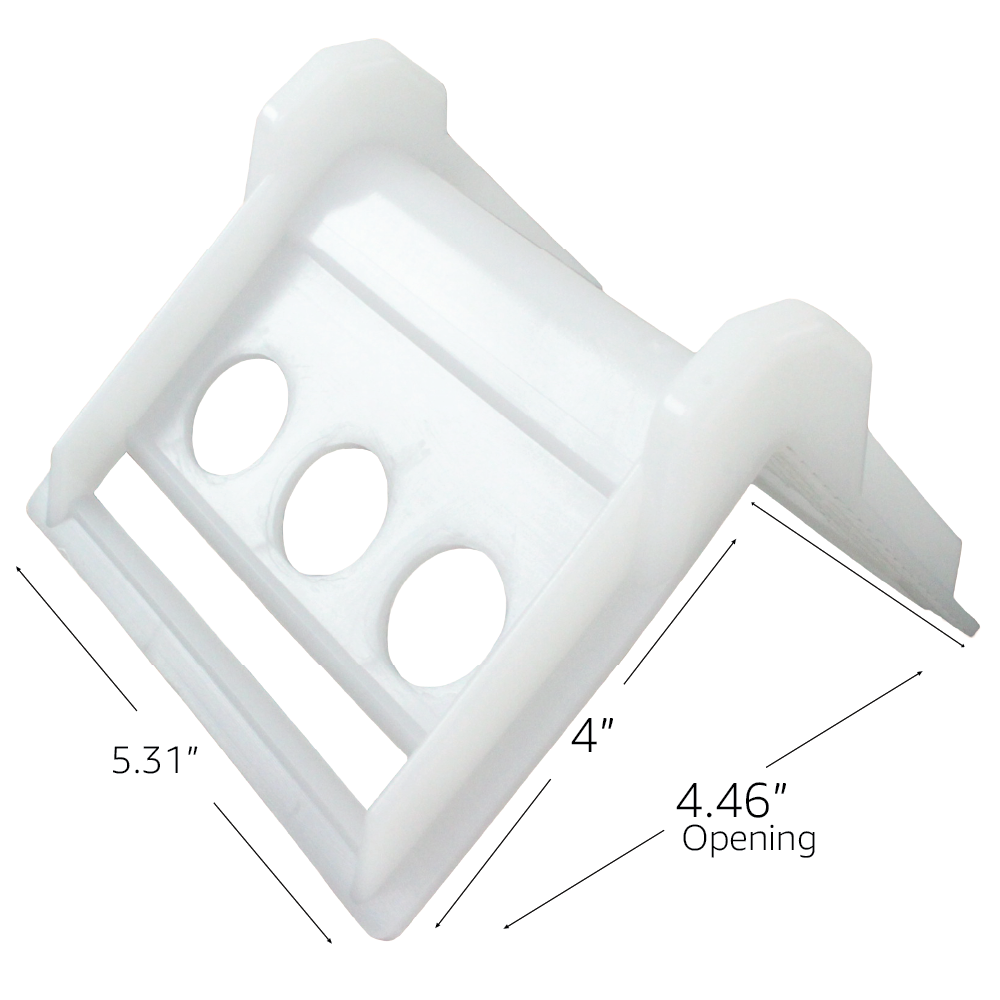 4-Inch Plastic Corner Protectors for Cargo Securement - 10 Pack
