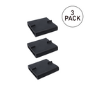 GuardianGrip 2" Wheel Tie Down Rubber Protector Blocks - Set of 3-1