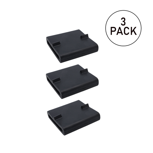 GuardianGrip 2" Wheel Tie Down Rubber Protector Blocks - Set of 3