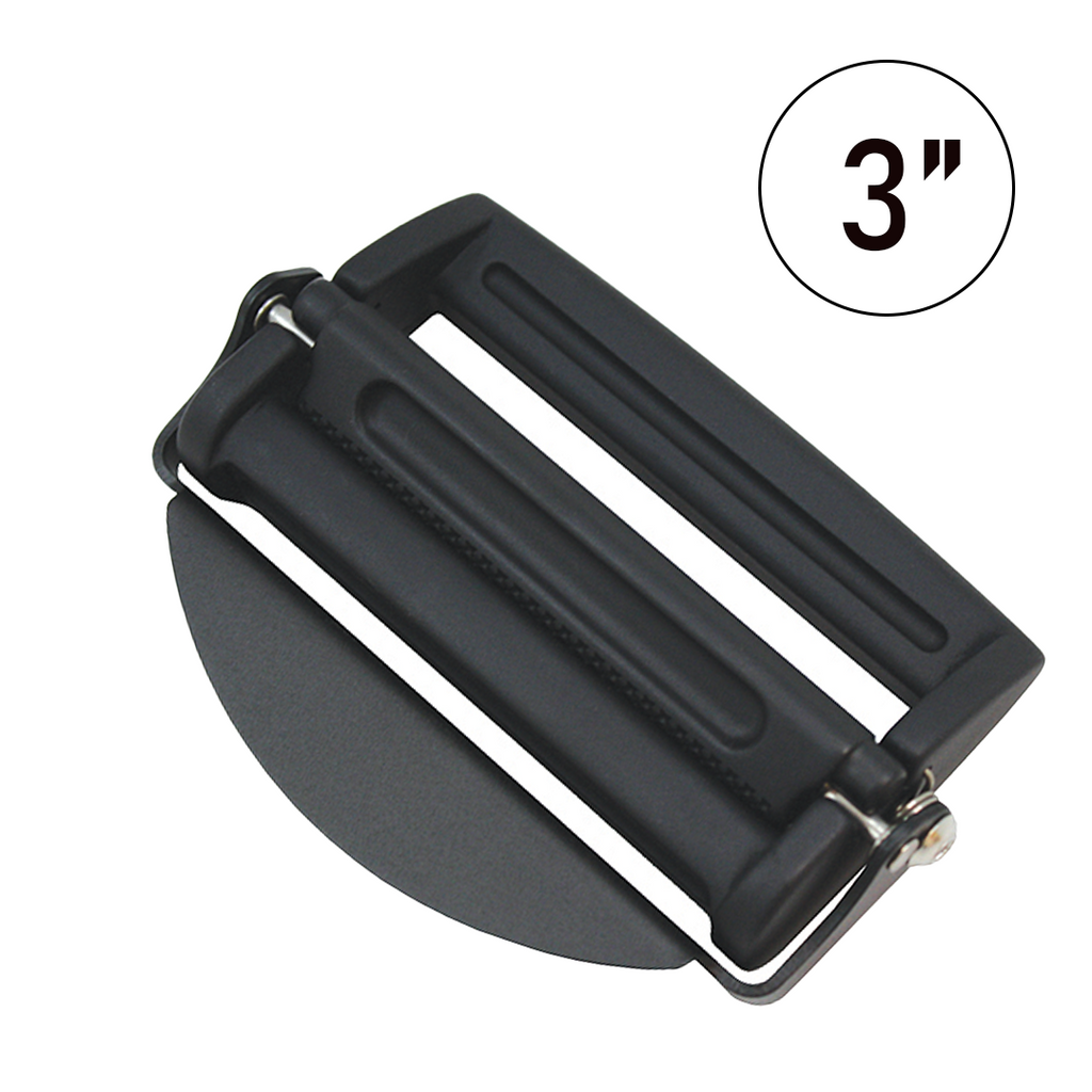 3" Aluminum Spring Loaded Slide Adjuster - 5000lbs, Black Finish