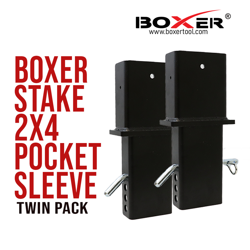 BoxerTool 2x4 Truck Stake Square Sleeve: Elevate Your Hauling with Premium 2x4 Wooden Stakes Enhancement