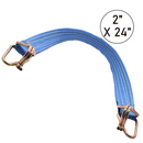 Heavy-Duty 24" Container Truck Door Safety Strap - 5000lb Capacity-1